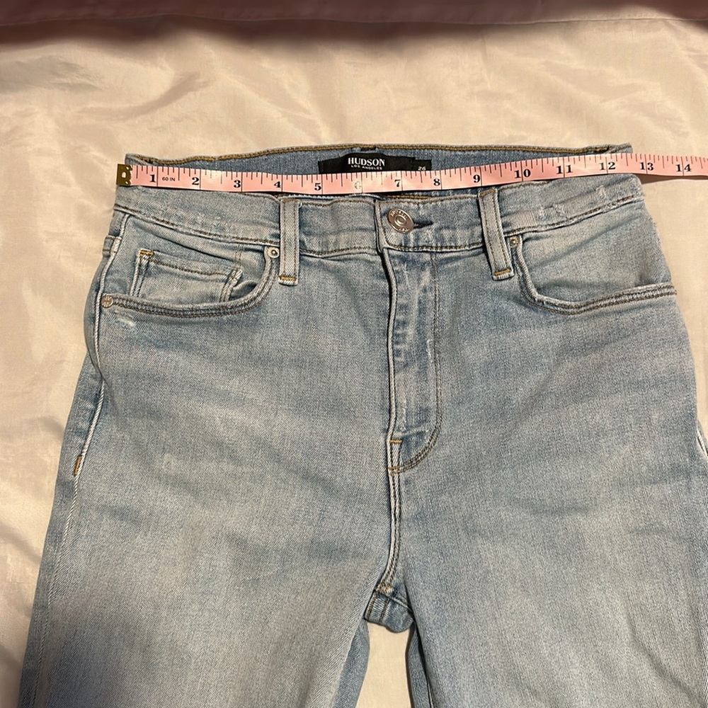 Hudson Barbara Straight Leg Jeans Sz 26 - Picture 4 of 11